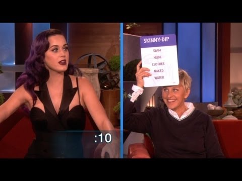 Katy Perry跟Ellen玩猜字謎遊戲
